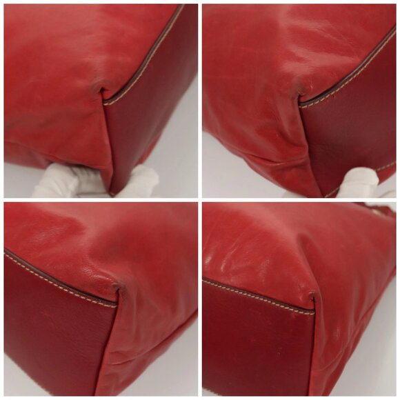 GUCCI Shoulder Bag Leather Red Gold 189840 001364 Auth bs27504 - Picture 14 of 16